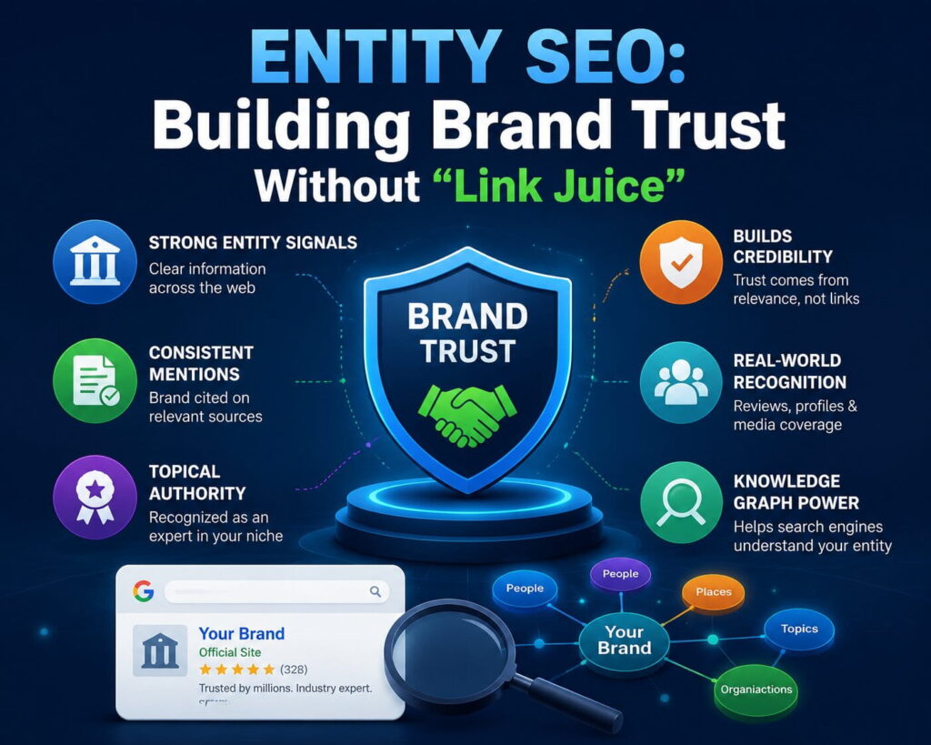 Entity SEO Building Brand Trust Without Link Juice