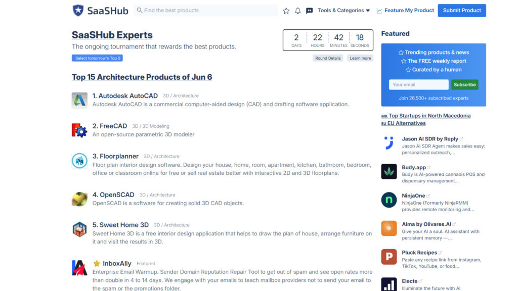 SaaSHub directory platform