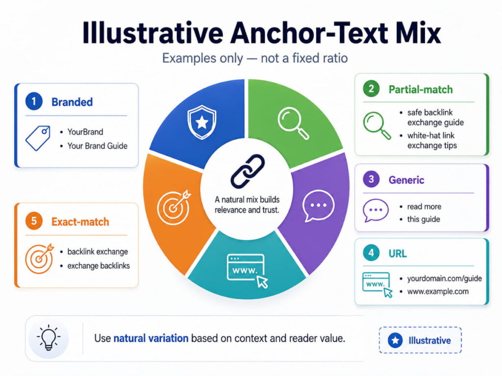 Natural anchor text mix example